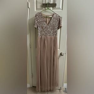 Asos Maya sequin maxi dress